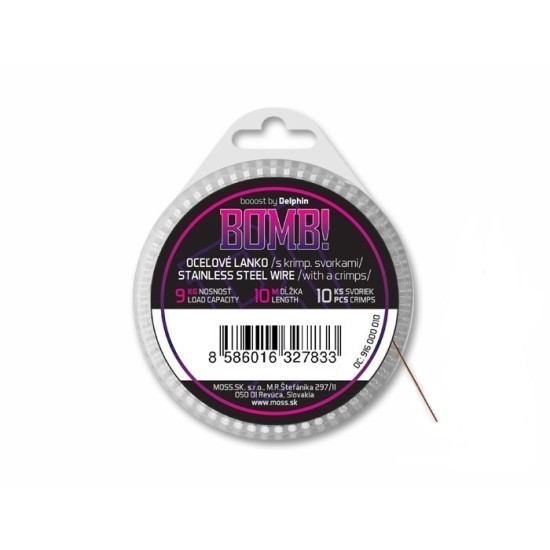 Kit strune oțel Delphin Bomb! 1x7 10m/14kg