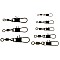 Agrafă Cu Vârtej Daiwa Emerillon Snap Swivel C, Nr. 10 / 8 kg, 20 buc./plic