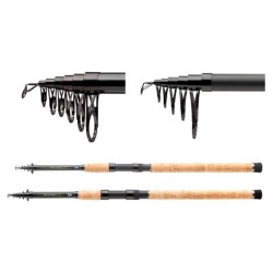 Lansetă telescopică Daiwa Megaforce Tele, 2.40m/7-25g