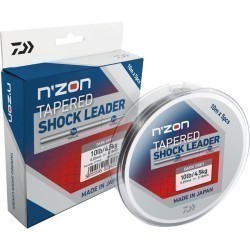 Fir înaintaş conic Daiwa N'Zon Tapered Shock Leader, Clear, 0.18mm-0.25mm/5x10m/rolă