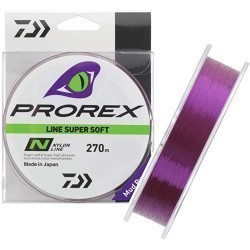 Fir monofilament Daiwa Prorex Super Soft, Mud Purple, 0.16mm/2.2kg/270m