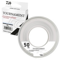 Fir fluorocarbon Daiwa Tournament FC Leader, Crystal Clear, 0.40mm/11.4kg/50m