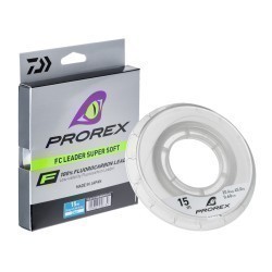 Fir fluorocarbon Daiwa Prorex FC Leader Super Soft, Translucid, 0.60mm/20.4kg/15m