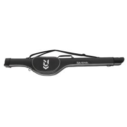 Husă individuală Daiwa Hard Rod Sleeve, Black, 130x19x10cm