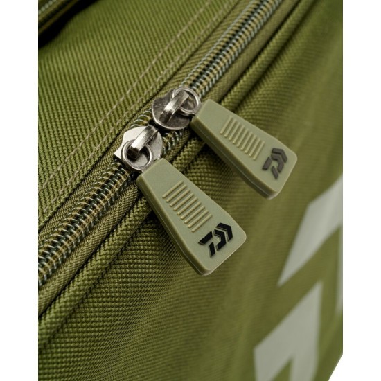 Geantă Daiwa Black Widow Compact Tackle Bag, Green, 52x30x24cm