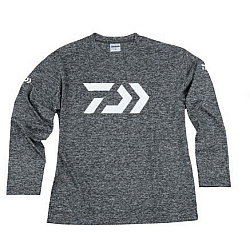 Bluză Tehnică Daiwa Shirt Long S 30, Medium, Dark Gray