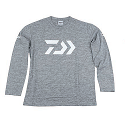 Bluză Tehnică Daiwa Shirt Long S 30, Large, Light Gray