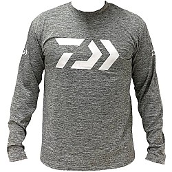 Bluză Tehnică Daiwa Shirt Long S 30, Small, Light Gray