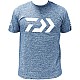 Tricou Tehnic Daiwa Shirt Short S 31, Large, Light Blue