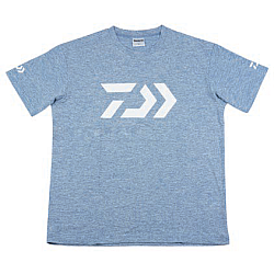 Tricou Tehnic Daiwa Shirt Short S 31, Large, Light Blue