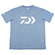 Tricou Tehnic Daiwa Shirt Short S 31, Large, Light Blue