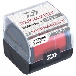 Fir monofilament Daiwa Tournament Nylon, Red, 0.33mm/8.1kg/1200m