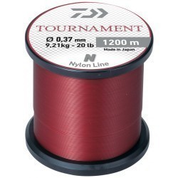 Fir monofilament Daiwa Tournament Nylon, Red, 0.33mm/8.1kg/1200m