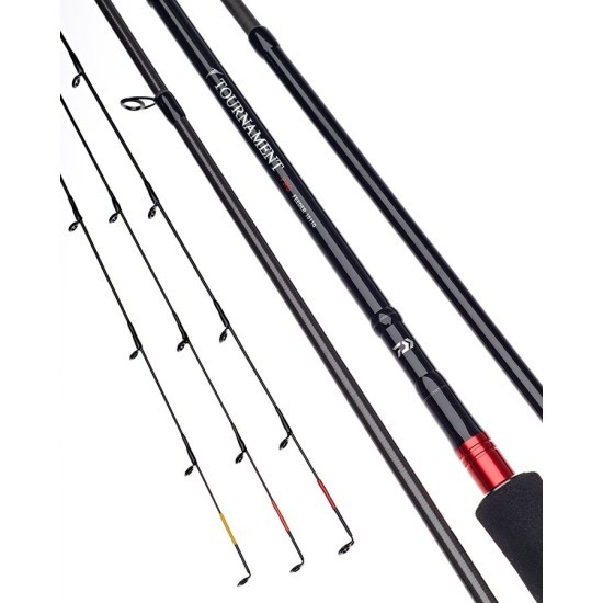Lansetă Daiwa Tournament Pro Feeder, 3.30m/50g, 2+2buc