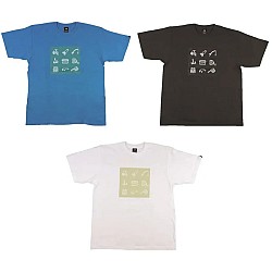 Tricou Daiwa Print T-Shirt Smoke, Large, Negru