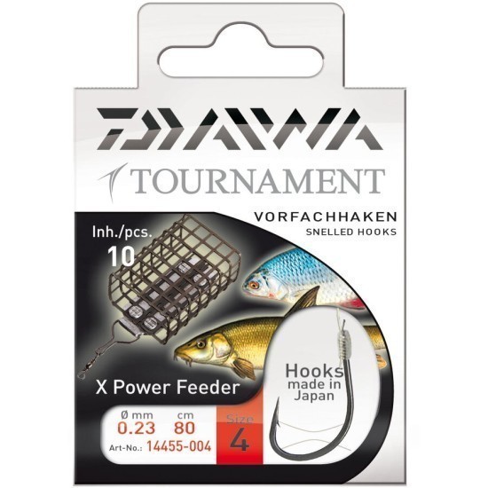 Cârlige legate Daiwa Tournament Feeder, 0.23mm/Nr.6, 10buc/plic Cârlige legate Daiwa Tournament Feeder, 0.23mm/Nr.6, 10buc/plic