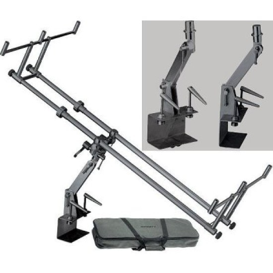 Rod Pod pentru barcă Daiwa Infinity Boat Pod, 3 posturi Rod Pod pentru barcă Daiwa Infinity Boat Pod, 3 posturi