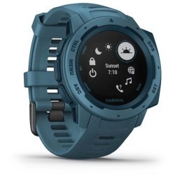 Ceas Garmin Instinct Graphite GPS, Lakeside Blue