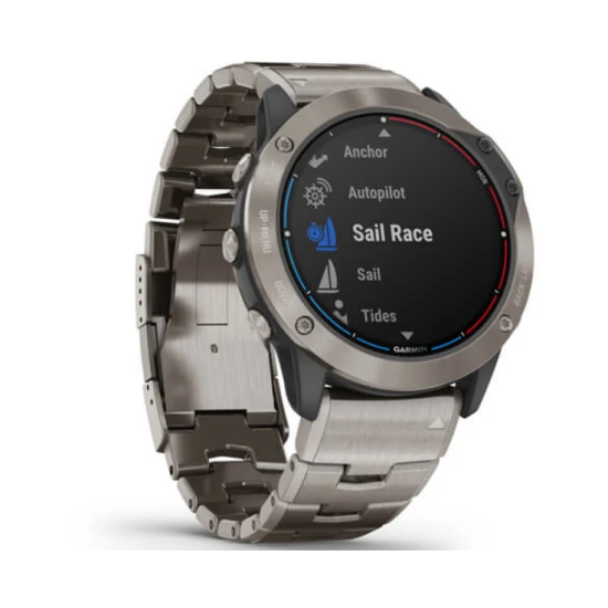 Ceas Garmin Quatix 6X Solar Titanium, 51mm Ceas Garmin Quatix 6X Solar Titanium, 51mm