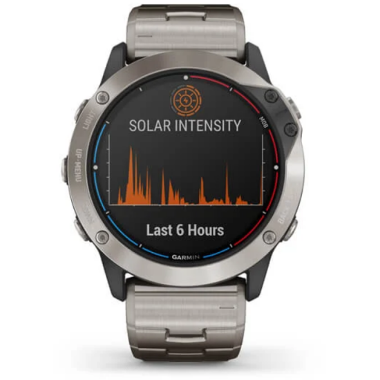 Ceas Garmin Quatix 6X Solar Titanium, 51mm Ceas Garmin Quatix 6X Solar Titanium, 51mm
