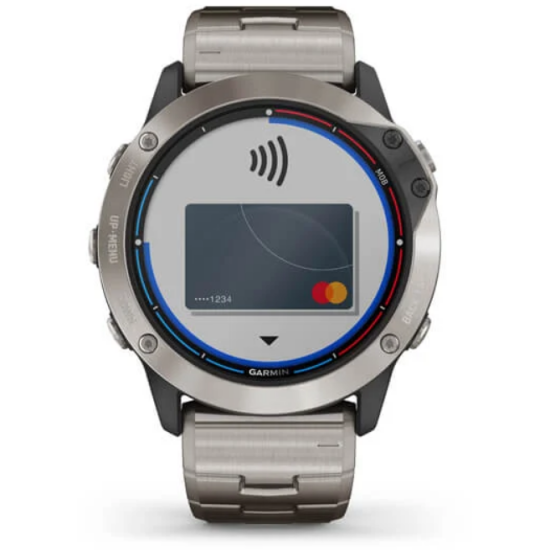 Ceas Garmin Quatix 6X Solar Titanium, 51mm Ceas Garmin Quatix 6X Solar Titanium, 51mm