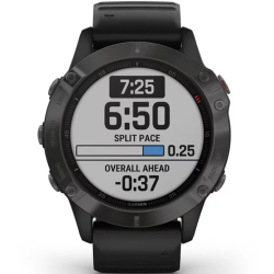 Ceas Garmin Fenix 6 Sapphire, Grey/Black, 47mm