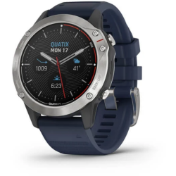 Ceas Garmin Quatix 6, Captain Blue, 47mm