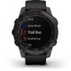 Ceas Garmin Fenix 7 Sapphire Solar, Carbon Gray Ti/Black, 47mm