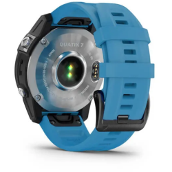 Ceas Garmin Quatix 7 Base, Carbon/Blue, 47mm