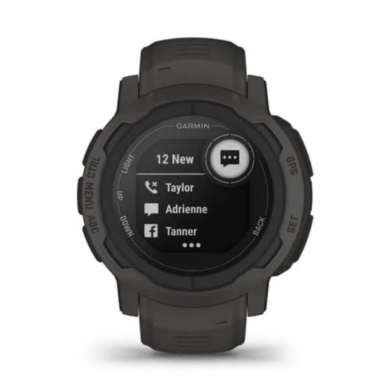 Ceas Garmin Instinct.2, Graphite, 45mm