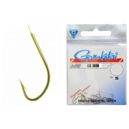 Cârlige Gamakatsu LS-1010G, Auriu, Nr.14, 25buc/plic