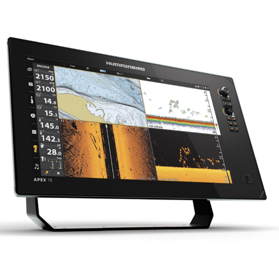Sonar Humminbird Apex 19 Gps Plotter Mega SI+ DI+ Chirp 2D Sonar Humminbird Apex 19 Gps Plotter Mega SI+ DI+ Chirp 2D