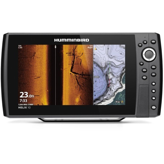 Sonar Humminbird Helix 10 Chirp Mega SI+ DI+ Chirp 2D Gps G4N W/O Transducer