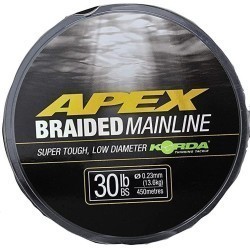 Fir Textil Korda Apex Braided Mainline Sub Brown, 0.23mm/13.6kg/450m