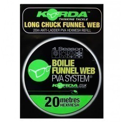 Rezervă plasă solubilă Korda PVA Boilie Funnel Web Refill, Hexmesh, 35mm/20m