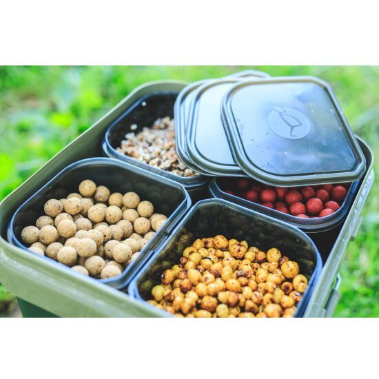 Găleată nadă + 4 cutii Korda Kontainer System, 17L