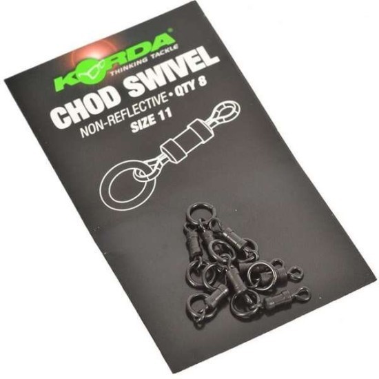 Vârtej cu anou Korda Chod Swivel, Nr.11, 8buc/plic Vârtej cu anou Korda Chod Swivel, Nr.11, 8buc/plic