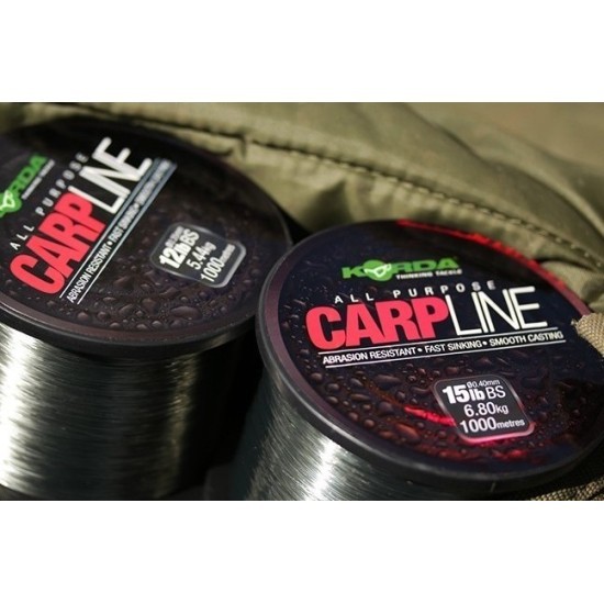 Fir monofilament Korda Carp Line, 0.40mm/6.80kg/1000m Fir monofilament Korda Carp Line, 0.40mm/6.80kg/1000m