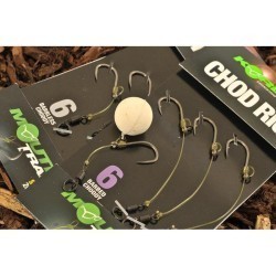 Montură Korda Chod Rig Short, Nr.10/20lb, 3buc/plic