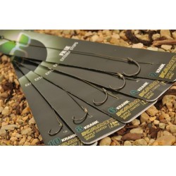 Montură Korda Krank Ready Rig Barbed + Free Extenda Stops, Nr.2/30lbs, 1buc/blister