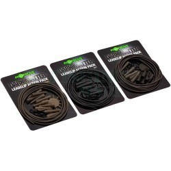 Kit montură plumb pierdut Korda Dark Matter Lead Clip Action Pack, Silt , 5buc/pachet