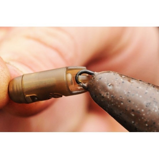 Sistem clips pentru plumb pierdut Korda Heli Safe Lead Release, Green, 2buc/blister