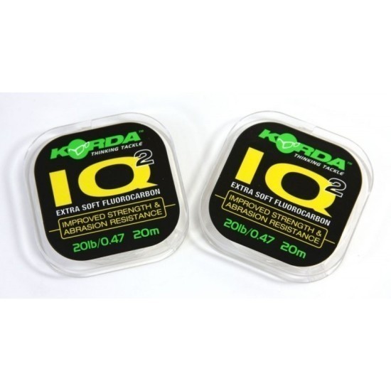 Fir fluorocarbon Korda Iq2 Extra Soft, 0.32mm/10lbs/20m