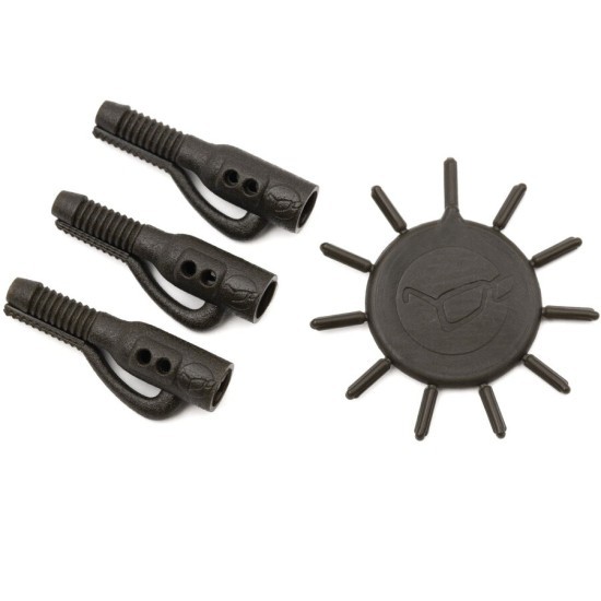 Clips pentru montură cu plumb pierdut Korda Multi Lead Clip, Weed/Silt, 10buc/plic