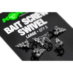 Vârtej cu șurub Korda Micro Ring Bait, Large, 5buc/plic