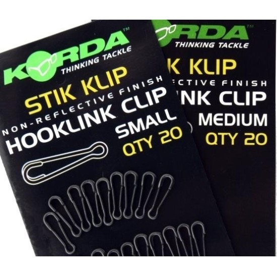 Agrafă Korda Hooklink Stik Klip, Medium, 20buc/plic Agrafă Korda Hooklink Stik Klip, Medium, 20buc/plic