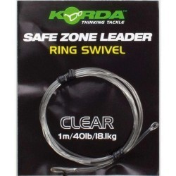 Montură Korda Kamo Leader Ring Swivel, Clear, 18.1kg/100cm