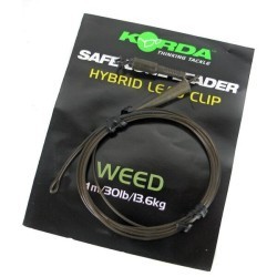 Montură Korda Hybrid Lead Clip, Clear, 18.1kg/100cm