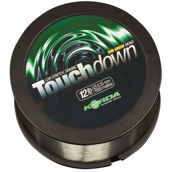 Fir monofilament Korda Touchdown Sub Green, 0.40mm/6.8kg/15lb/1000m