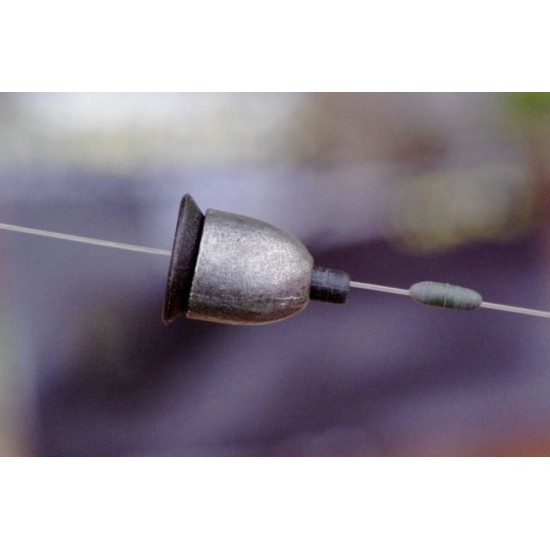 Kit plumb culisant Korda Flying Back Leads Kwik Change System + 10 Rubber Beads, Medium (5g/0.17oz), 6buc/blister